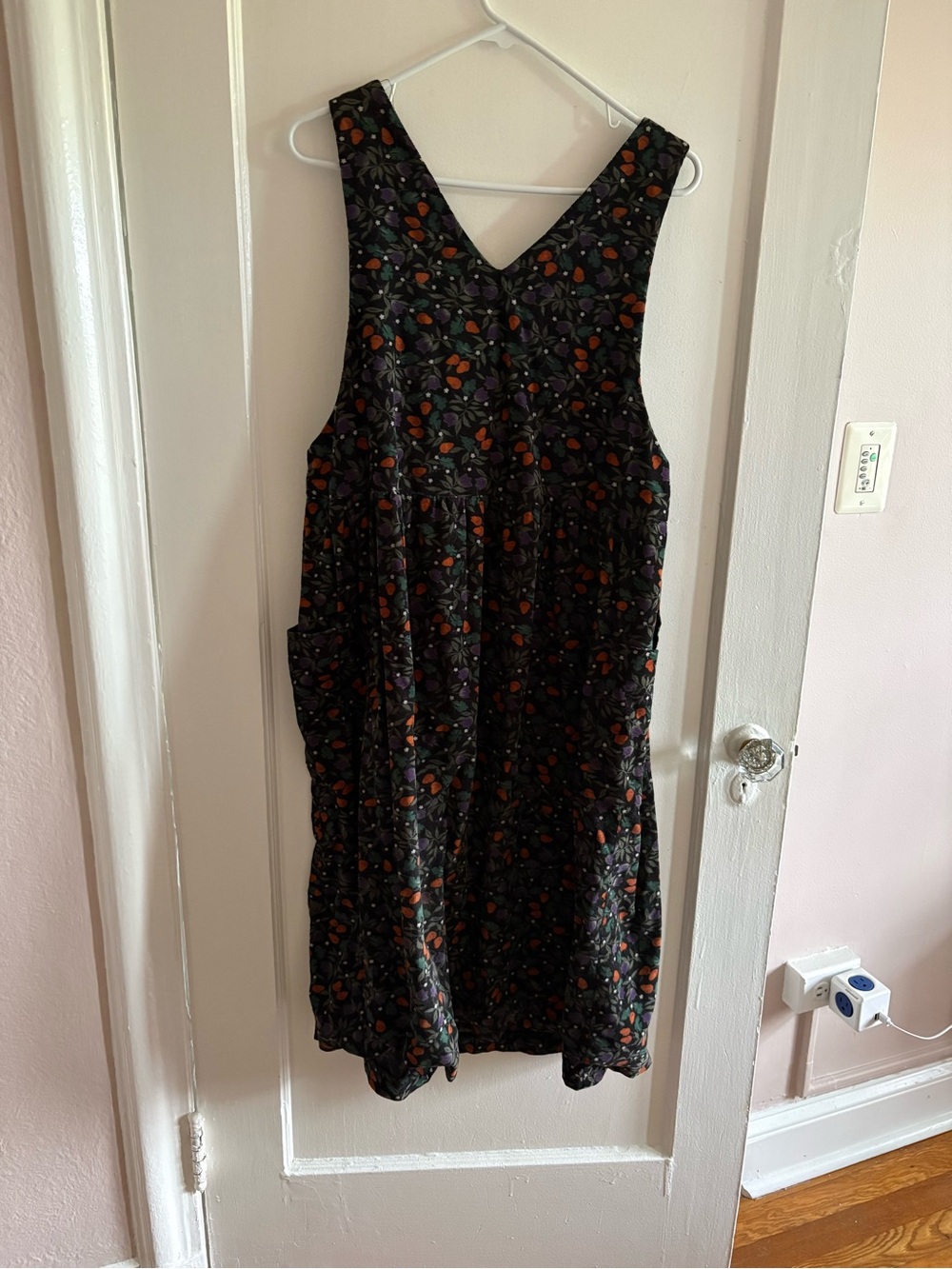 Vintage Corduroy Midi Dress - Picture 3 of 3